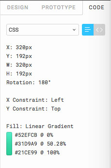 Figma - просмотр информации об объектах